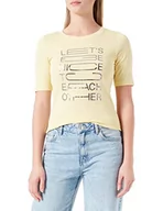 Koszulki i topy damskie - s.Oliver T-shirt damski, żółty, 46 - miniaturka - grafika 1