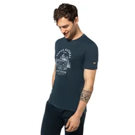Koszulki sportowe męskie - Męska koszulka z merino Super.Natural Men's Landi Tee blueberry/vapor grey - M - miniaturka - grafika 1