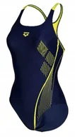 Stroje kąpielowe - Kostium Jednoczęściowy Strój Kąpielowy Arena Swim Pro Back Graphic R. 42 - miniaturka - grafika 1
