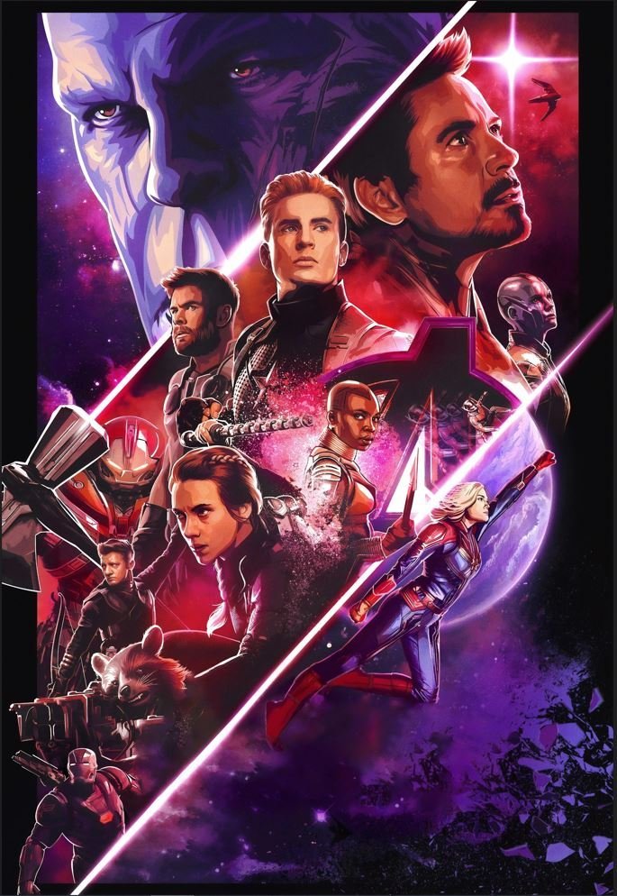 PODKŁADKA POD MYSZ Nadruk 22x18 cm Avengers Endgame Journeys End Prezent