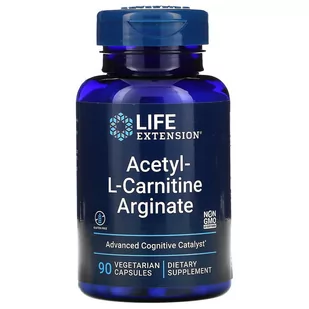 Life Extension Acetyl-L-Carnitine Arginate 90 vcaps - Witaminy i minerały dla sportowców - miniaturka - grafika 1