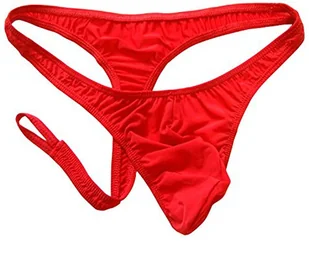 Męskie Stringi z Satyny Zdejmowane z Przodu - rozmiar Uniwersalny - Majtki męskie Męskie Stringi z Satyny Zdejmowane z Przodu - rozmiar Uniwersalny - Majtki męskie - miniaturka - grafika 1