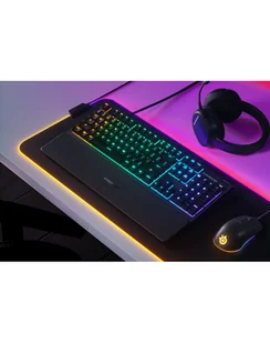 SteelSeries Apex 3 układ NORD przewodowa czarna 64803 - Klawiatury - miniaturka - grafika 1