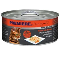 Mokra karma dla kotów - PREMIERE Fine Filets Naturell Kurczak z dynią 24x80 g - miniaturka - grafika 1