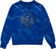 Bluzy dla chłopców - Replay Bluza chłopięca, 185 Bluette, 6 lat - miniaturka - grafika 1