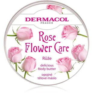 Dermacol Rose Flower Care masło do ciała 75 ml dla kobiet - Balsamy i kremy do ciała - miniaturka - grafika 1