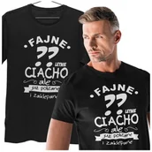 Gadżety dla niej i dla niego - Koszulka na urodziny prezent z dowolnym wiekiem Fajne ?? ciacho, ale już polizane i zaklepane - miniaturka - grafika 1