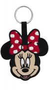 Breloki - Minnie Mouse Face - tkany brelok 4,5x6 cm - miniaturka - grafika 1
