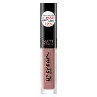 Szminki - Eveline cosmetics Matt Magic Lip Cream Pomadka w Płynie 21 Tender Beige EVEL-7387 - miniaturka - grafika 1