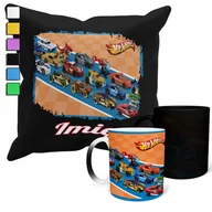 Gadżety dla niej i dla niego - ZESTAW KUBEK MAGICZNY + POSZEWKA Z PODUSZKĄ- PREZENT SAMOCHODY + IMIĘ - miniaturka - grafika 1