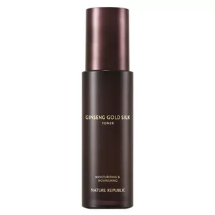 Nature Republic Ginseng Gold Silk Toner 120ml - Toniki i hydrolaty do twarzy - miniaturka - grafika 1