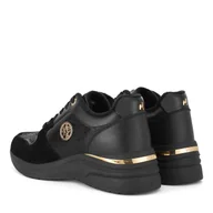 Sneakersy damskie - Sneakersy MEXX MI001009043W-02 Czarny - miniaturka - grafika 1