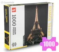 Puzzle - Puzzle 1000 elementów układanka dla dzieci Wieża Eiffla na prezent duże ! - miniaturka - grafika 1