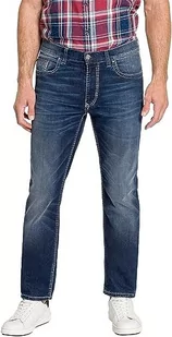 Pioneer Spodnie męskie z 5 kieszeniami, stretch dżinsy, ciemnoniebieskie, Fashion Vintage, 30 W / 32 L, Dark Blue Fashion Vintage, 30W / 32L - Spodnie męskie - miniaturka - grafika 1