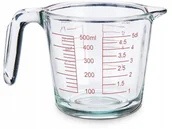 Pozostałe akcesoria kuchenne - SZKLANA MIARKA KUCHENNA Z PODZIAŁKĄ DZBANEK 0,5 AR - miniaturka - grafika 1