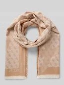 Apaszki i szaliki damskie - Szal ze wzorem z logo model ‘ERICA’ - miniaturka - grafika 1