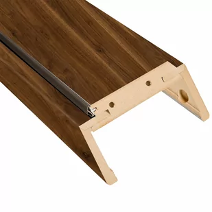 Belka górna 80 ościeżnicy regulowanej orzech trend zakres 140-180 mm Nawadoor - Ościeżnice - miniaturka - grafika 1