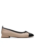 Baleriny - Clarks Baleriny Ubree15 Poppy 26181329 Beżowy - miniaturka - grafika 1