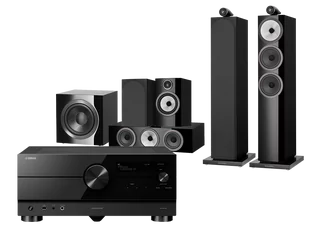 Kino domowe Yamaha RX-A4A (czarny) + 703 S3 + 706 S3 + HTM71 S3 + DB4S (czarny) - Kino domowe - miniaturka - grafika 1