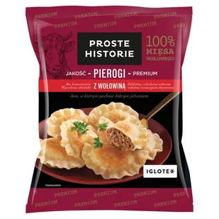 Proste Historie Pierogi premium z wołowiną 400 g - Dania mrożone - miniaturka - grafika 1