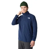 Kurtki męskie - Polar męski The North Face 100 Glacier FZ summit navy - L - miniaturka - grafika 1