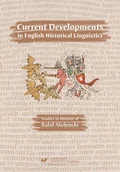E-booki - języki obce - Current Developments in English Historical Linguistics Studies in Honour of Rafał Molencki Artur Kijak Andrzej M Łęcki Jerzy Nykiel PDF) - miniaturka - grafika 1