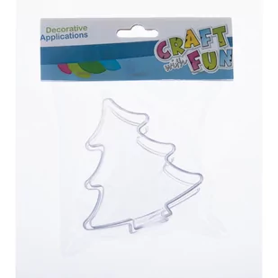 Plastikowa ozdoba do dekoracji, Choinka, Craft with Fun - Zabawki kreatywne - miniaturka - grafika 1