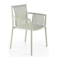 Krzesła - Szare nowoczesne krzesło do ogrodu B8-C79 - miniaturka - grafika 1