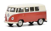 Samochody i pojazdy dla dzieci - Schuco Vw T1 Bus Red Beige 1:64 452017100 - miniaturka - grafika 1