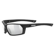 Okulary sportowe - Uvex Okulary SPORTSTYLE 225 S3 litemirror kolor czarny - miniaturka - grafika 1