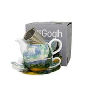 Serwisy do kawy i herbaty - FILIŻANKA + DZBANEK DUO POLE PSZENICY Van Gogh 350 ML NA PREZENT - miniaturka - grafika 1