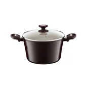 Garnki - Garnek wysoki z pokrywką 20 cm - miniaturka - grafika 1