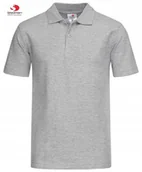Koszulki i topy damskie - Stedman Polo Junior Grey Heather L - miniaturka - grafika 1