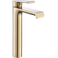 Baterie umywalkowe - Rea Bateria umywalkowa Hass Gold Szczotkowana Wysoka B9971 - miniaturka - grafika 1