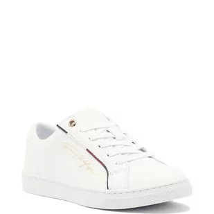 Tommy Hilfiger Skórzane trampki - Trampki damskie - miniaturka - grafika 1