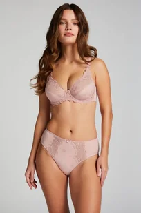 Hunkemöller Figi z wysokim stanem Diva Różowy - Majtki damskie - miniaturka - grafika 1