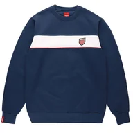 Bluzy męskie - Bluza Prosto Klasyk Crewneck Ledro KL222MSWE1072 - granatowa - miniaturka - grafika 1