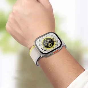 Obudowa ochronna z szkłem Alogy Protector Case 2w1 nakładka etui do Apple Watch Ultra 49mm Przezroczysta - Akcesoria do smartwatchy - miniaturka - grafika 6