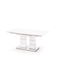Stoły - Stół Rozkładany 160-200 x 90 x 75 Lord Biały Mat / Biały Połysk Halmar - miniaturka - grafika 1