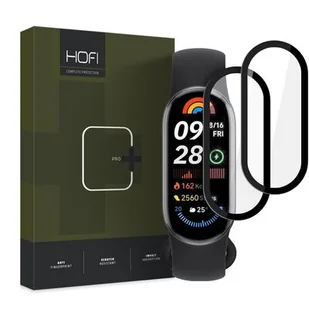 Szkło hybrydowe HOFI Hybrid Pro+ do Xiaomi Smart Band 9/9 NFC Czarny (2 szt.) - Akcesoria do smartwatchy - miniaturka - grafika 1