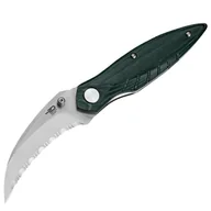 Noże - Nóż składany Bestech Mantidae Green Micarta, Satin/Stonewashed F/S 14C28N by Lucas (BG60G) - miniaturka - grafika 1