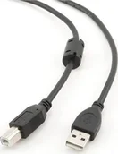 Kable USB - Kabel USB Gembird USB-A - USB-B 3 m Czarny (CCFB-USB2-AMBM-3M) - miniaturka - grafika 1