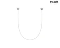Lampy sufitowe - MOOSEE lampa wisząca LASSO 400 Smart srebrna - miniaturka - grafika 1