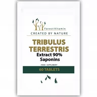 Boostery testosteronu - FOREST VITAMIN Tribulus Terrestris Extract 90% Saponins 60tabs - miniaturka - grafika 1