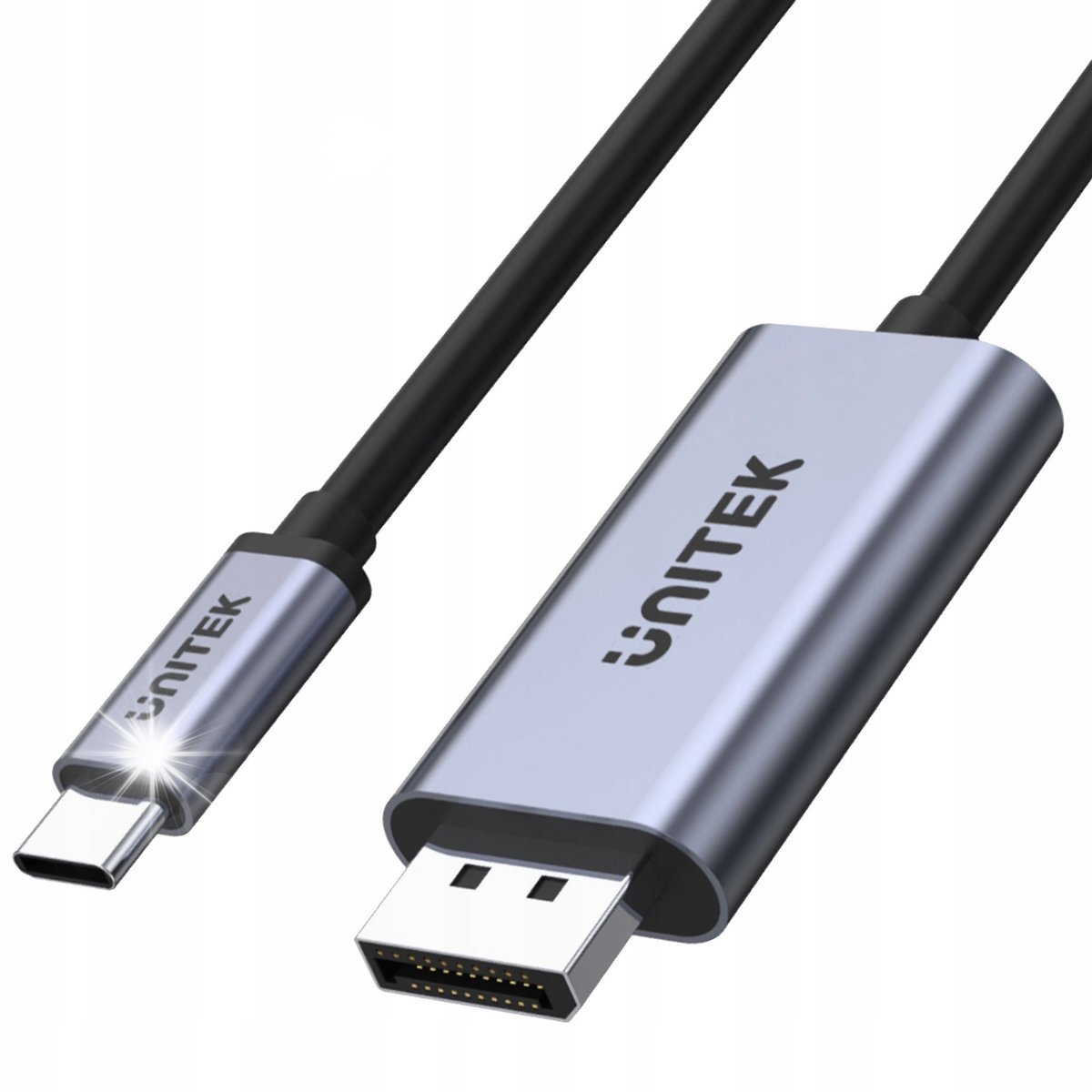 Kabel Unitek USB-C - DisplayPort 1.2 4K 60Hz 2m