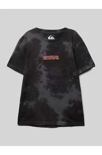 T-shirt z nadrukiem z logo - Quiksilver - Koszulki i topy damskie - miniaturka - grafika 1