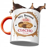 Kubki - Kubek Pomarańczowy Dla Bratanka Idealny Na Prezent z Nadrukiem ze Zdjęciem + Opakowanie na prezent (wzór 04) - miniaturka - grafika 1