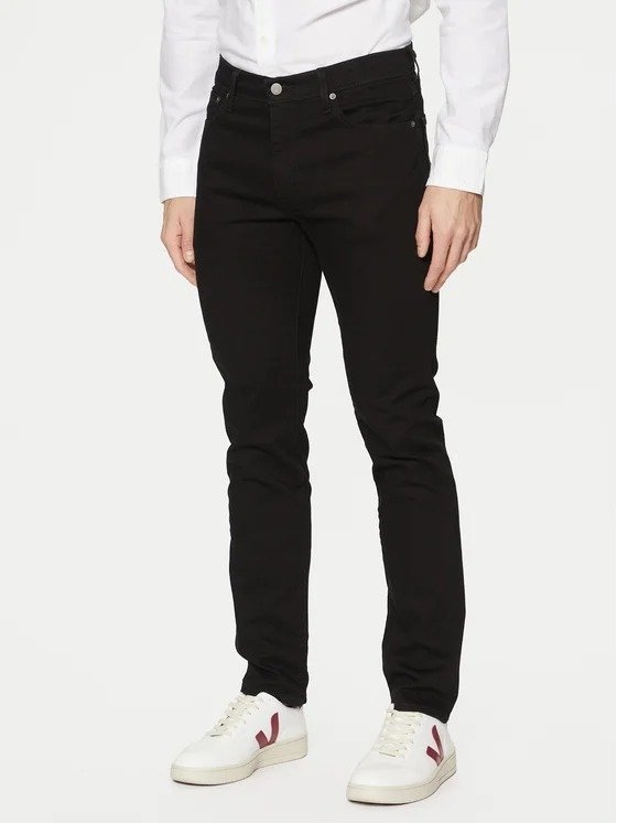 LEVI'S SPODNIE JEANSOWE MĘSKIE CZARNE PRZYLEGAJĄCE 33/30 6FA