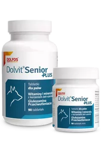 Dolvit Senior Plus 2x90tab. - Suplementy i witaminy dla psów - miniaturka - grafika 2