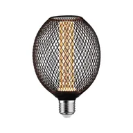 Żarówki LED - Źródło światła LED METALLIC GLOW GLOB czarny Spiral E27 4,2W 200lm 1800K 230V - miniaturka - grafika 1